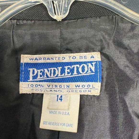 Pendleton double breasted wool blazer size 14 - Picture 3 of 5
